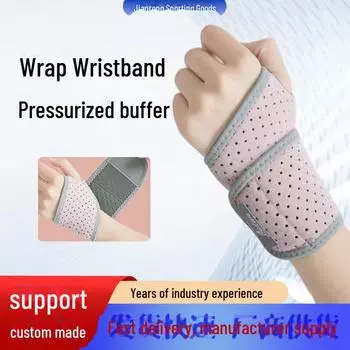 Регулируемая поддержка запястья для девочек для баскетбола, волейбола и бадминтона - защита от растяжений с регулировкой ладони Pink, Single Unit