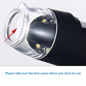 Регулируемая подставка для цифрового микроскопа, встроенная в Windows/Vista/Android/телефоны чёрный