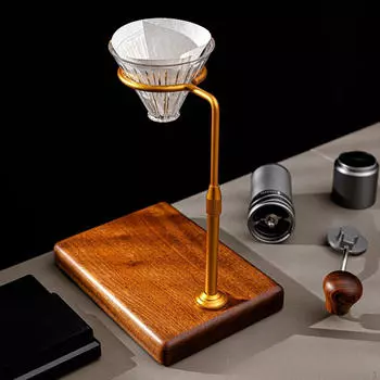 Регулируемая подставка для кофеварки Pour Over золотой