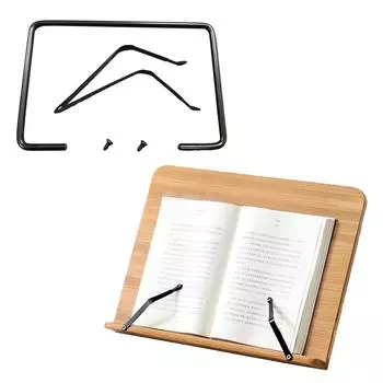 Регулируемая подставка для кулинарных книг, подставка для книг, прочная подставка для чтения на кухне, держите рецепты на месте во время готовки