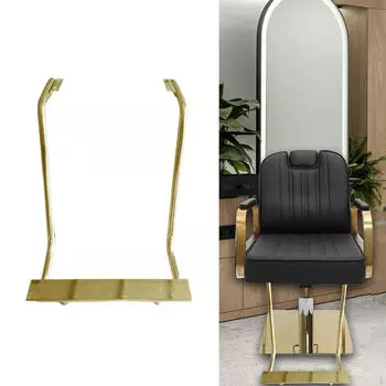 Регулируемая подставка для ног для использования в салонах и парикмахерских серебряный