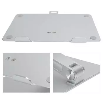 Регулируемая подставка для ноутбука из алюминиевого сплава, настольная подставка-кулер для увеличения высоты