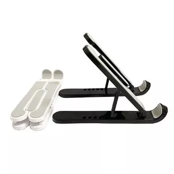 Регулируемая подставка для планшетного ПК, 1 шт., держатель для планшета, охлаждающая подставка для ноутбука, складная подставка белый