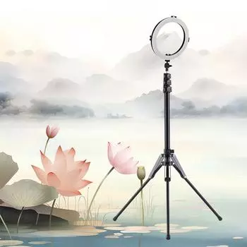 Регулируемая подставка для штатива, 189 см/74,4 дюйма, подставка для видеолампы, материал из алюминиевого сплава, 3 секции, регулируемая серый