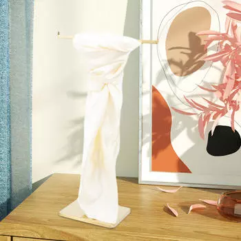 Регулируемая подставка для ювелирных изделий из нержавеющей стали для элегантной демонстрации чёрный