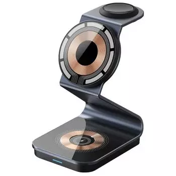 Регулируемая подставка для зарядки с магнитным креплением 3 в 1 беспроводная зарядная док-станция портативная 3 в 1 зарядная подставка для телефонов