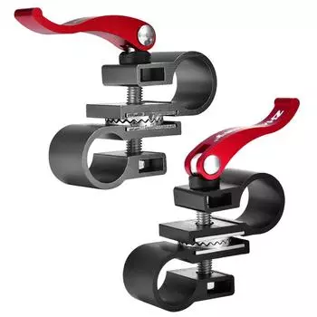 Регулируемая подставка для зонта. Кронштейн с фиксированным зажимом. Разъем D для зонта из алюминиевого сплава. чёрный