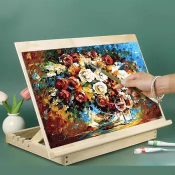 Регулируемая подставка-мольберт для использования на столе, идеальна для художественных проектов и свадеб 4 Gears