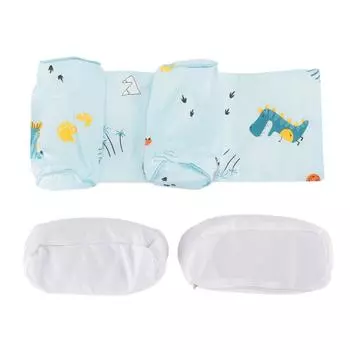 Регулируемая подушка для поддержки головы младенца с наполнителем из гречихи предотвращает плоскостопие, мягкая, дышащая, для новорожденных