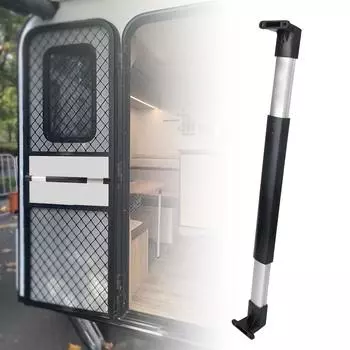Регулируемая поперечная перекладина для двери автофургона, для прицепа, автодома, кемпера, дверная ручка 21 5/8 дюйма до 28 5/8 дюйма чёрный