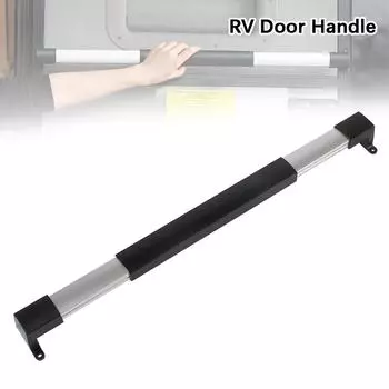 Регулируемая поперечная перекладина для двери автофургона, для прицепа, автодома, кемпера, дверная ручка 21 5/8 дюйма до 28 5/8 дюйма чёрный
