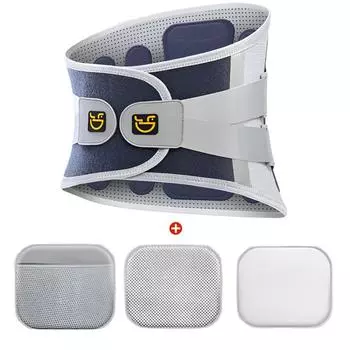 Регулируемая поясничная поддержка для мужчин с поясничной поддержкой для поддержки седалищного нерва при грыже межпозвоночного диска M