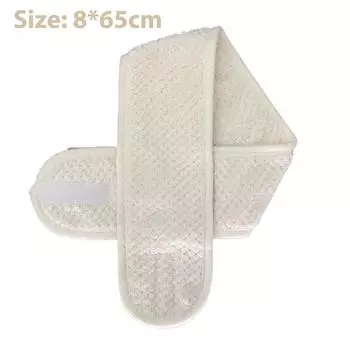 Регулируемая повязка на голову для макияжа, мягкая повязка для мытья лица, банное спа-повязка для лица розовый