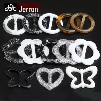 Регулируемая пряжка на талии в японском стиле из смолы с трехскоростной кнопкой и зажимом для шарфа round, inner diameter 2CM чёрный