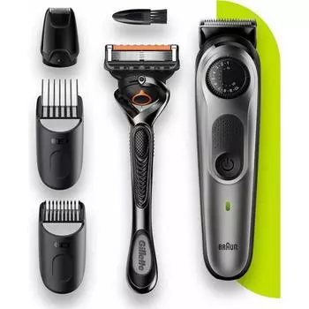 Регулируемая расческа Braun Bt 5365 для укладки волос и бороды Gillette Gift