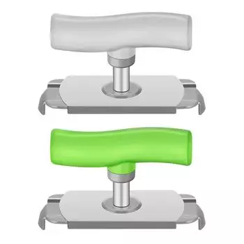 Регулируемая, регулируемая, удобная ручка из нержавеющей стали зелёный
