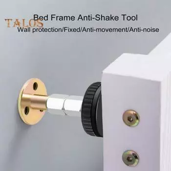 Регулируемая резьбовая рама кровати, противоударное средство, прочная несущая настенная защита, противоударная телескопическая опора-стабилизатор у кровати S