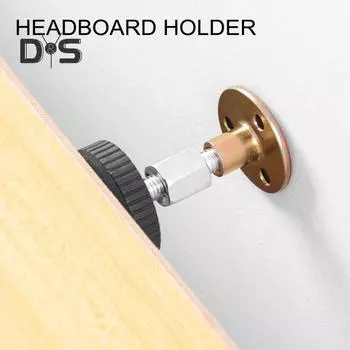 Регулируемая резьбовая рама кровати, противоударное средство, прочная несущая настенная защита, противоударная телескопическая опора-стабилизатор у кровати S