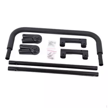 Регулируемая ручка для толкания тележки, кемпинг, простая установка, легкая, аксессуары для пляжной тележки