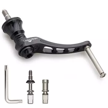 Регулируемая ручка HEIGHTEN для спиннинговой катушки SHIMANO DAIWA Arch Series 45-50 мм (нет ручки) общее назначение (черный, 45-50 мм, переменный) (883) чёрный