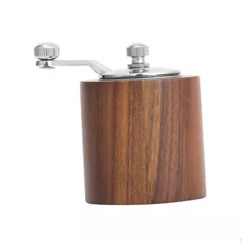 Регулируемая ручная кофемолка для дома и путешествий — деревянная мельница высшего качества Samll