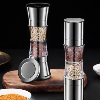 Регулируемая ручная мельница для соли и перца из нержавеющей стали C
