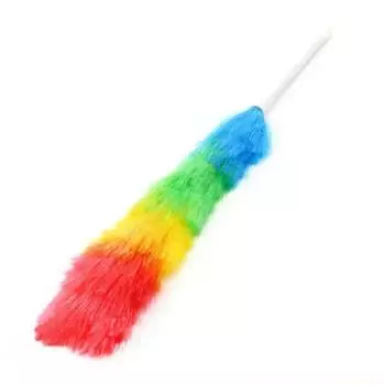 Регулируемая щетка для пыли из микрофибры Rainbow Feather Duster Air Conditioner House Furniture Cleaning Accessories Dust Brush