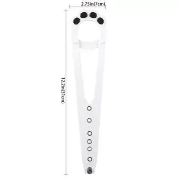 Регулируемая ширина держателя для кошачьей двери защелка в форме рыбы быстросъемный гибкий ремень фиксатор товары для животных XS