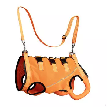 Регулируемая шлейка для поддержки собак для пожилых животных с проблемами суставов XS orange