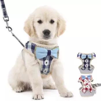 Регулируемая шлейка для собак, комплект поводков, сетчатый дышащий шлейка для кошек, жилет для маленьких и средних собак, кошек, аксессуары для прогулок и бега для кошек S