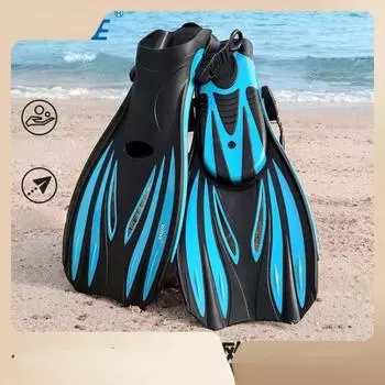 Регулируемая шнуровка, профессиональный нагрудник для мужчин, плавание вольным стилем, дайвинг, подводное плавание, тренировочное оборудование для плавания, ласты для взрослых S чёрный