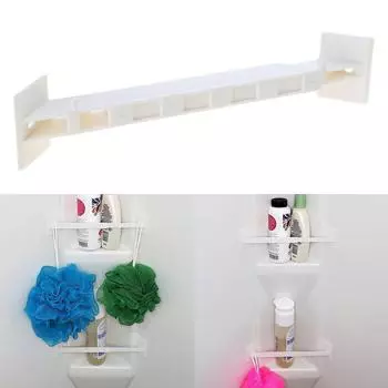 Регулируемая штанга для хранения вещей в душе для автофургонов Телескопическая стойка для органайзеров в углу ванной комнаты, стойка для душа, прочная