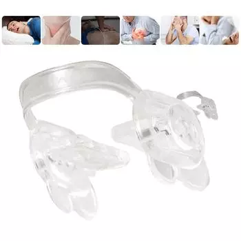 Регулируемая силиконовая капа для предотвращения бруксизма, храпа, ночного сна, брекеты против храпа прозрачный