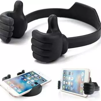 Регулируемая силиконовая подставка для планшета, держатель для телефона, многоцветная портативная настольная подставка для iPhone, Xiaomi, Huawei, Samsung 1pcs розовый