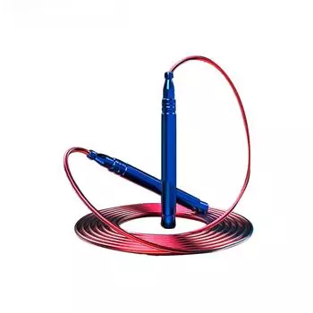 Регулируемая скакалка для фитнеса, снижения веса, детский спорт, стальная проволока, скакалка, упражнения, тренировка, тренировочное оборудование чёрный