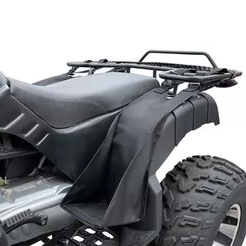 Регулируемая складная износостойкая подставка для ног, 2 шт. подножки для заднего пассажира для квадроцикла чёрный