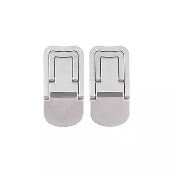 Регулируемая складная подставка для ноутбука Мини-ножки Ультратонкая портативная подставка для ноутбука Macbook Охлаждающий держатель Ножки Невидимый кронштейн серебряный