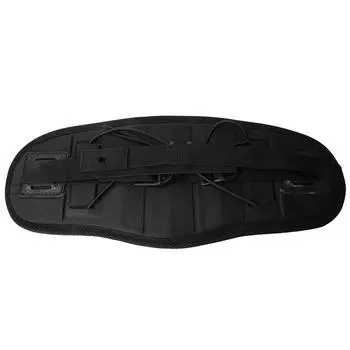 Регулируемая спинка сиденья для каяка с нескользящей подкладкой черного цвета