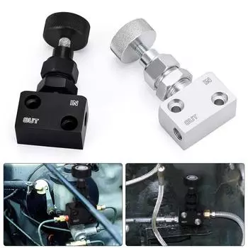 Регулируемая стойка тормозного пропорционального клапана, регулятор смещения тормоза, тип гоночного рычага чёрный