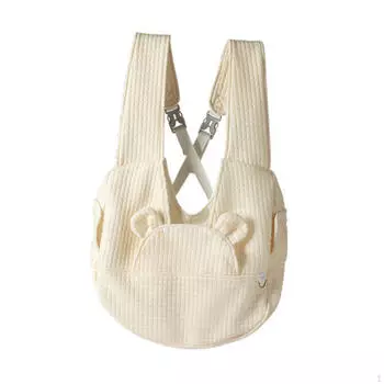 Регулируемая сумка-переноска для котят и маленьких собак, подходит для походов и покупок серый