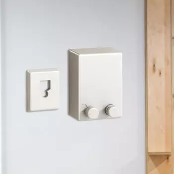 Регулируемая сушильная веревка для белья для использования в помещении и на улице white