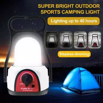 Регулируемая светодиодная лампа аварийного питания, многофункциональное осветительное устройство, пластиковый портативный фонарь, уличная лампа для палатки белый
