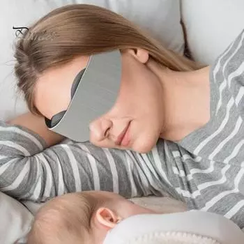 Регулируемая светонепроницаемая маска для глаз для глубокого сна во время путешествий, удобная повязка на глаза с нулевым давлением для женщин и мужчин, работающих посменно C