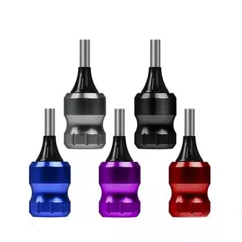 Регулируемая тату-трубка 32 мм, картридж из алюминиевого сплава, ручки для татуировки для картриджа с стержнями чёрный