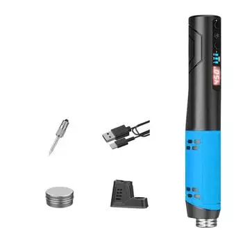 Регулируемая температура 200-450 Беспроводной паяльник Набор Электронный инструмент для сварки Бытовой