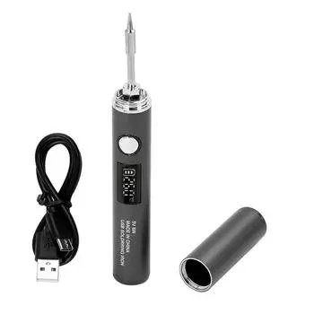 Регулируемая температура Паяльник Инструмент для сварки Подключи и работай Беспроводной паяльник Сварка 850mAh