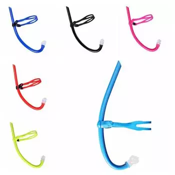 Регулируемая тренировочная трубка для плавания Оборудование для дайвинга Трубка для дайвинга Юные пловцы зелёный