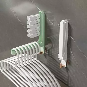 Регулируемая угловая стойка для хранения, компактная настенная вешалка для одежды, большая несущая вешалка, органайзер-штабелер серебряный