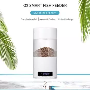 Регулируемая умная автоматическая кормушка для рыбы, автоматический дозатор для аквариума с ЖК-дисплеем, таймер, аксессуары для аквариума, кормушка