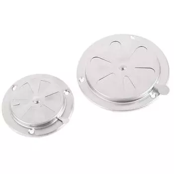 Регулируемая вентиляционная решетка 95/125 мм, круглые вентиляционные решетки, крышка для барбекю, гриль для курильщика, вытяжная вентиляционная печь 95MM